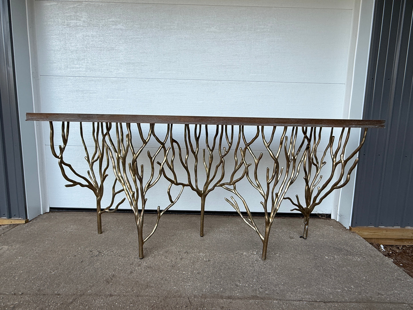 Ambella Forest Solid Wood Top Console Table