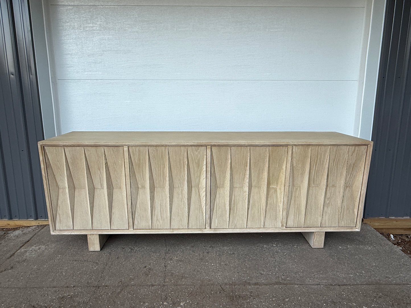 Ximena 87" Wide Sideboard, Light Natural - Grade A