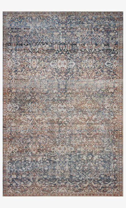 Chris Love Julia Jules Denim / Spice Area Rug
