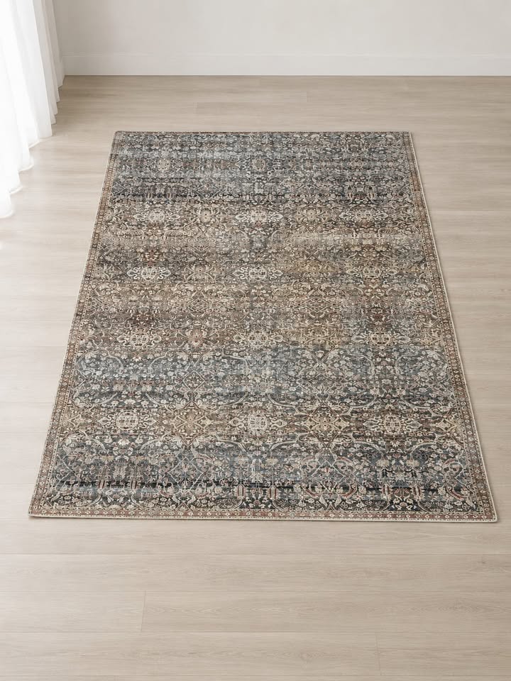 Chris Love Julia Jules Denim / Spice Area Rug