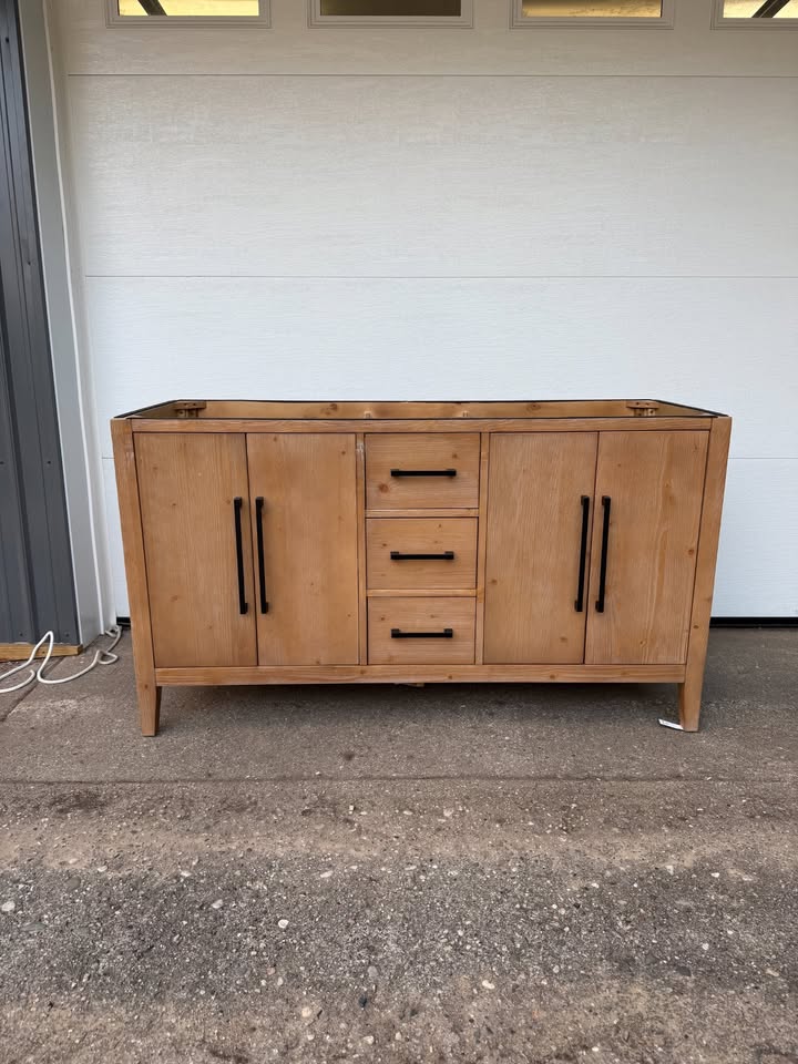 Altair Laurel 59.2" Double Bathroom Vanity Base