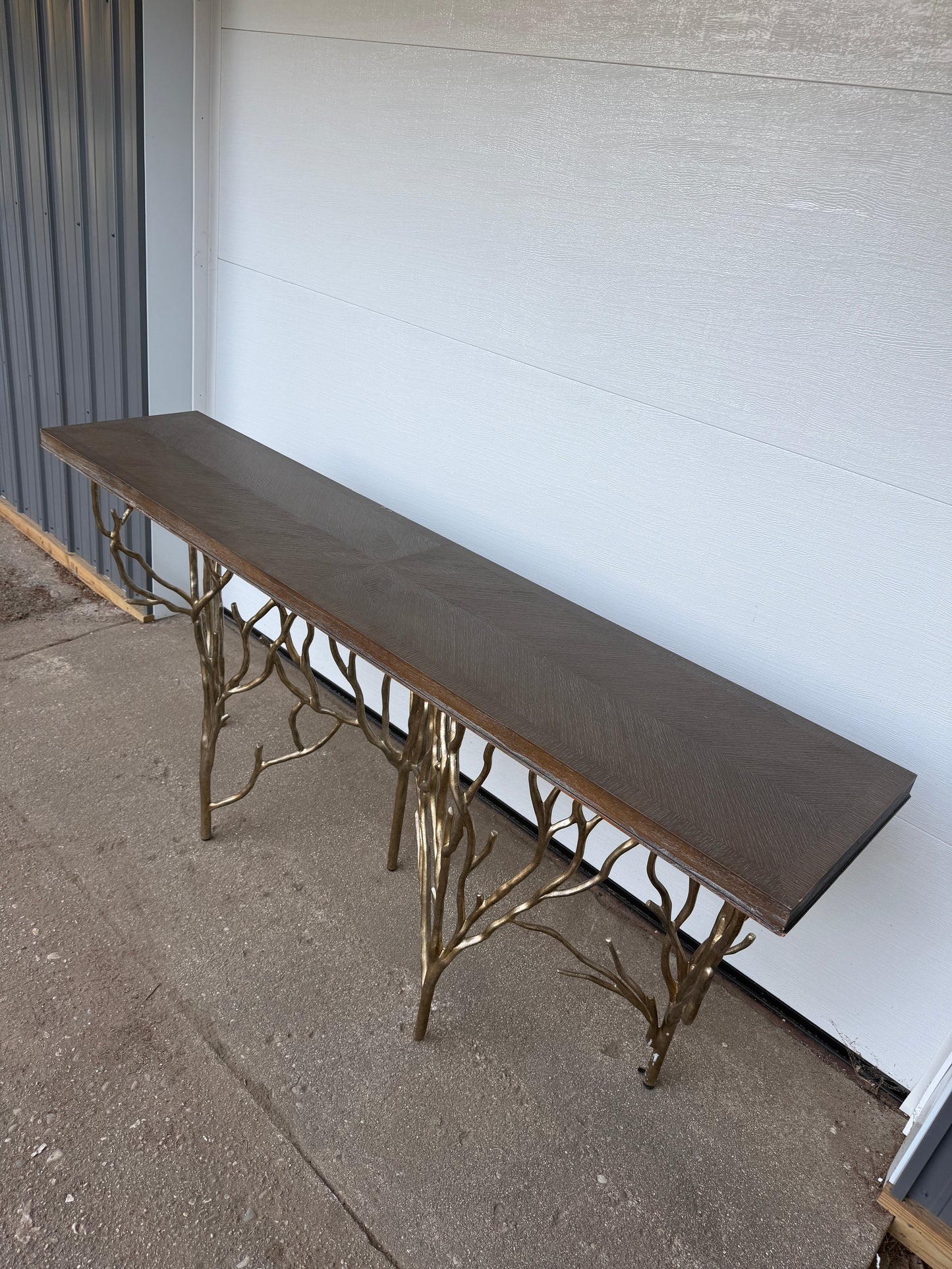 Ambella Forest Solid Wood Top Console Table