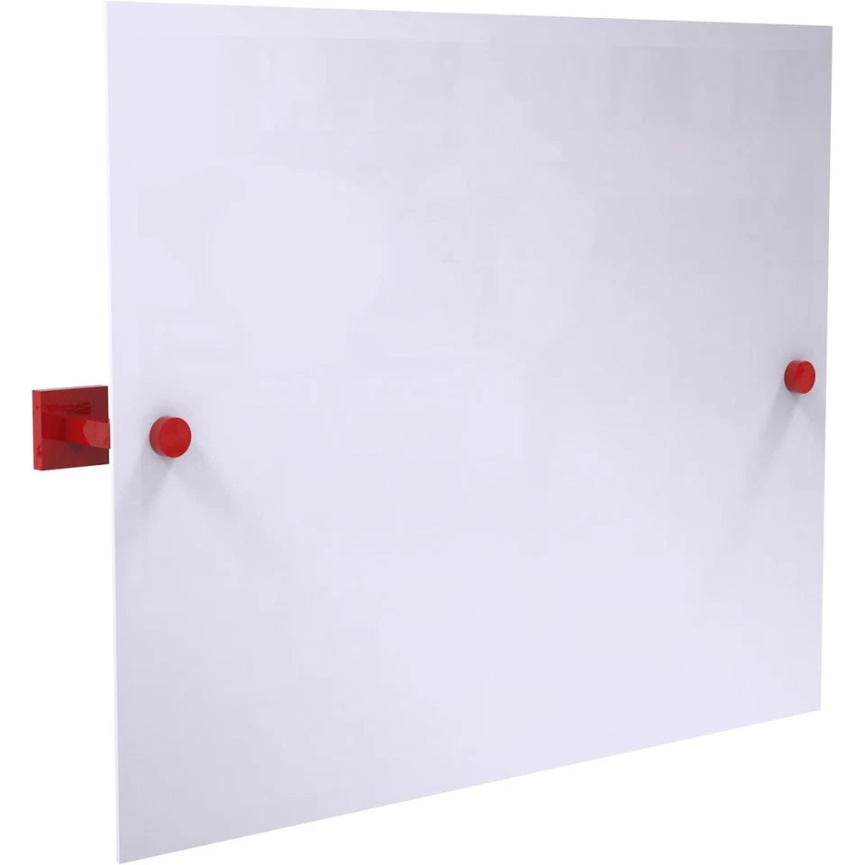AlliedBrass MT-93-FER Montero Collection Rectangular Tilt Mirror Fire Engine Red
